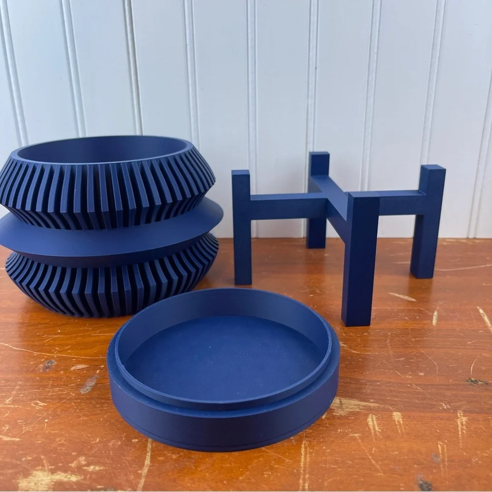 Uldol Indoor Planter w/ Drainage Hole and Drip Tray, Houseplant